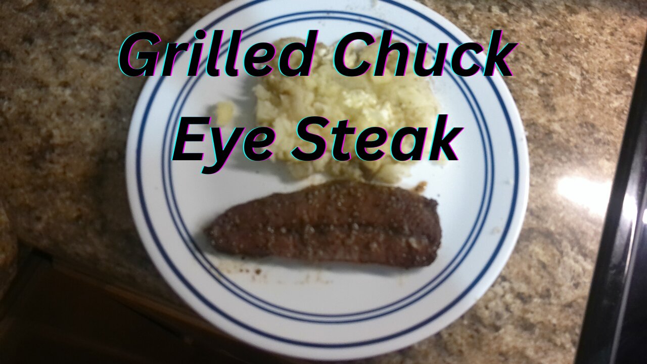 Chuck Eye Steak On The Kettle Grill