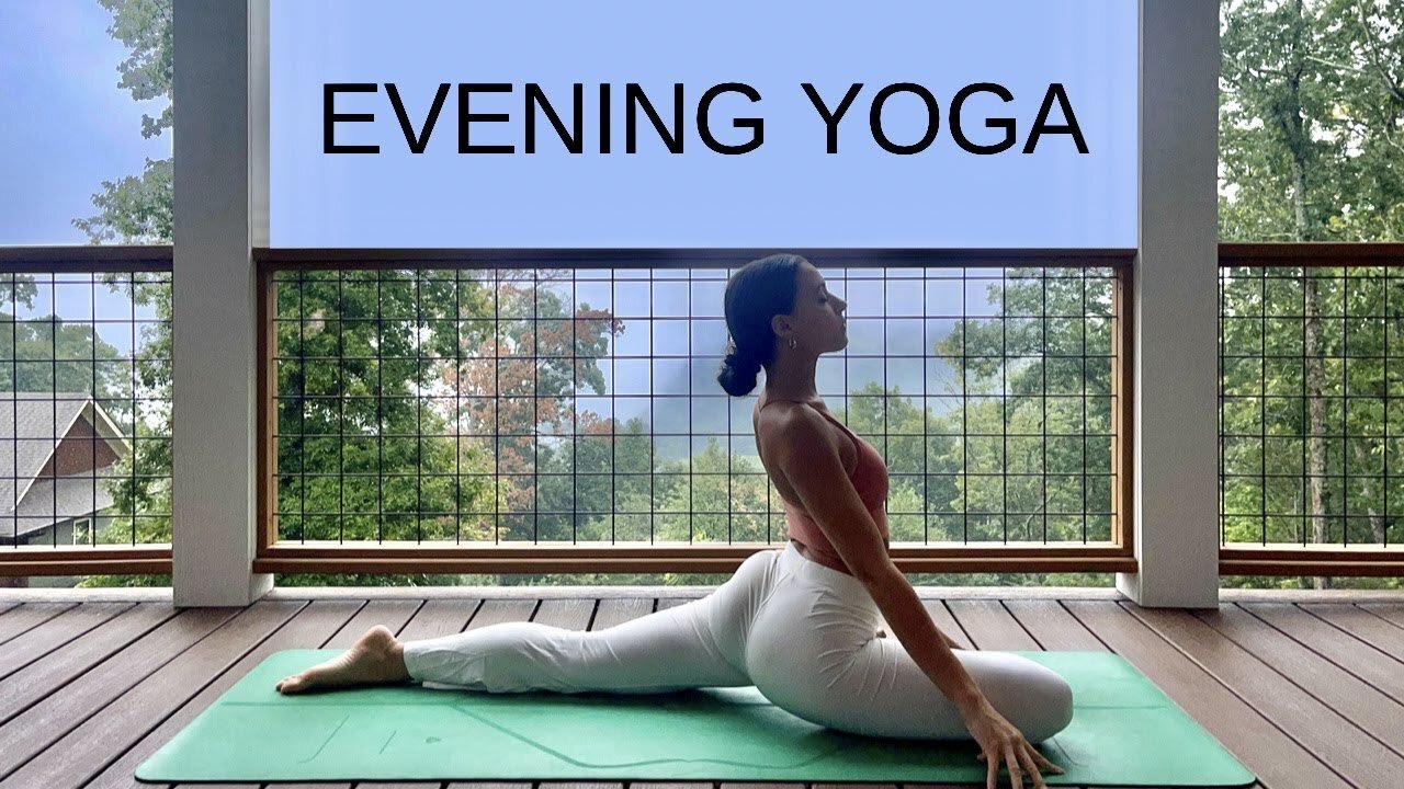 20 Minute Evening Yoga + Savasana | Deep Stretch & Relax