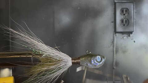 Bucktail jig.