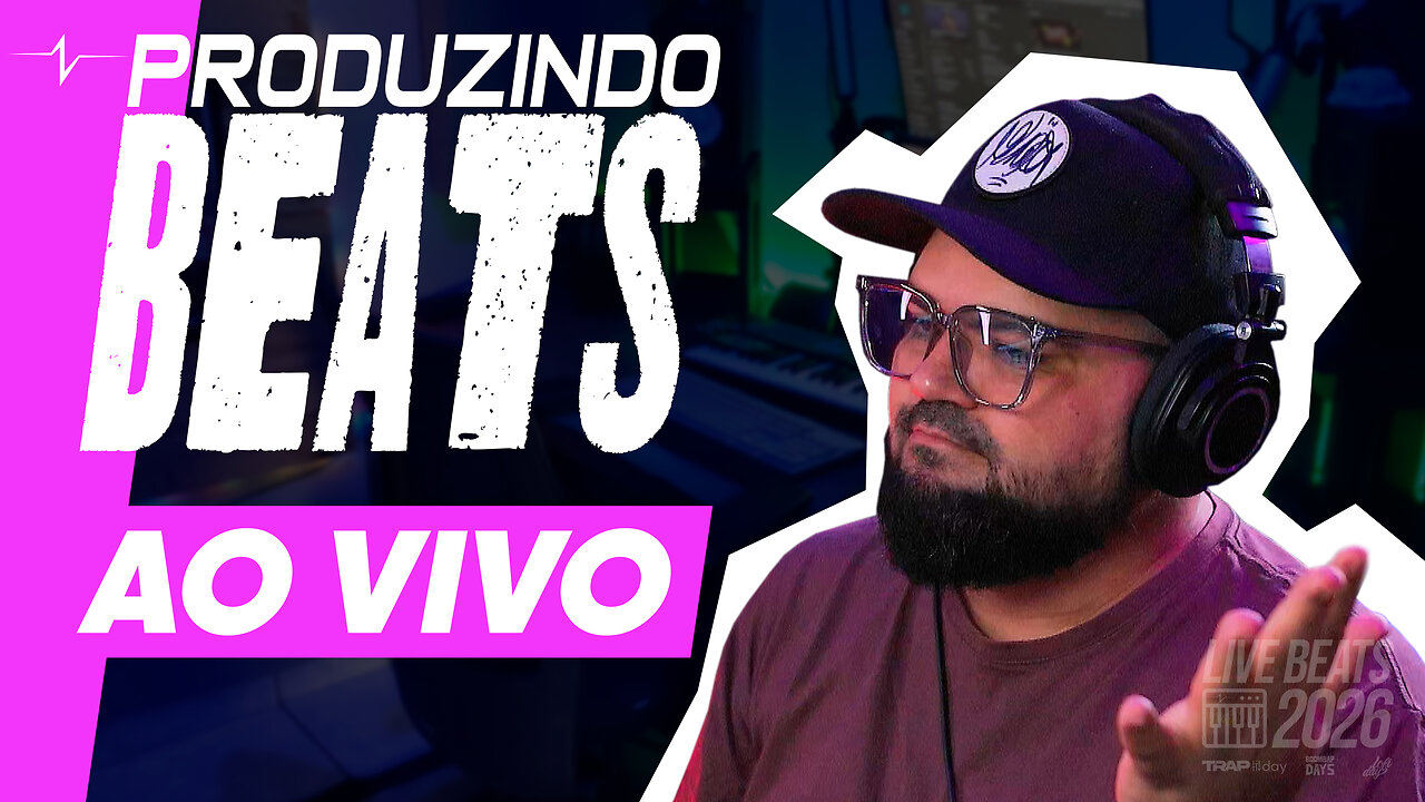 How to Make Beats: Full Trap Beat Step-by-Step (🔴 LIVE) PT-BR and EN