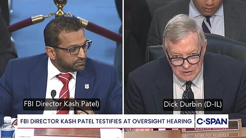 Dick Durbin (D-IL) questions Kash Patel * 9/16/25