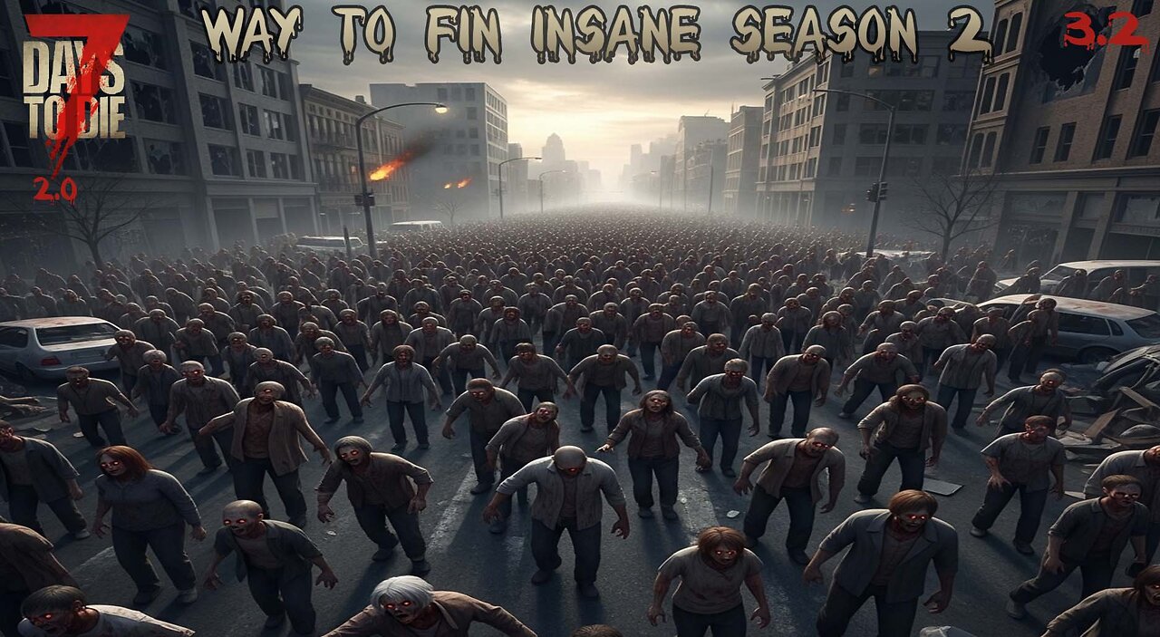 Let's Play 7 Days To Die 2.0 Way To Fin Insane Season 2 Ep 3 Attempt 2