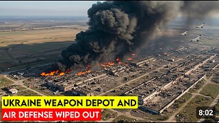 This Russian weapon hits harder than rockets – Western weapon warehouse destroyed in Ukraine!