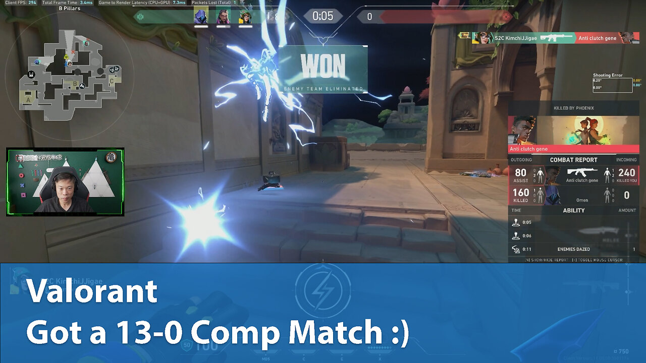 Got a 13-0 Comp Match :) | Competitive 2W-3L | Valorant