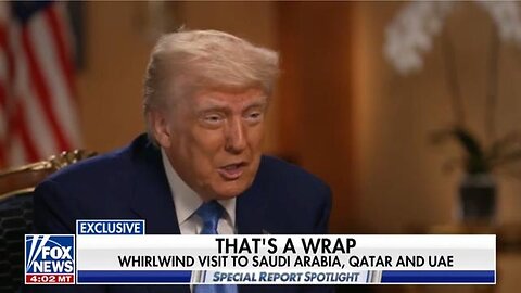 Probably One Of The Best Interview Clips Of President Trump I've Ever Seen...