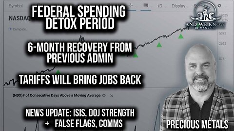 3.16.25: DETOX on Federal Spending, Gold/Silver up, ISIS, DOJ and False Flags. PRAY!