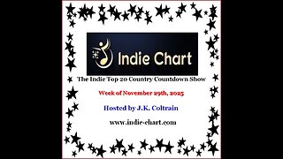 Indie Top 20 Country Countdown Show for November 29th, 2025