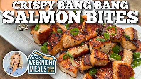 Easy Weeknight Meal: Crispy Bang Bang Salmon Bites | Blackstone Griddles