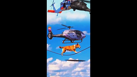 The kite goes up in the sky on a string."🧵🚁🐕😎🦘