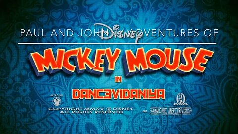 Paul and Johnny Mickey Mouse dancevidaniya