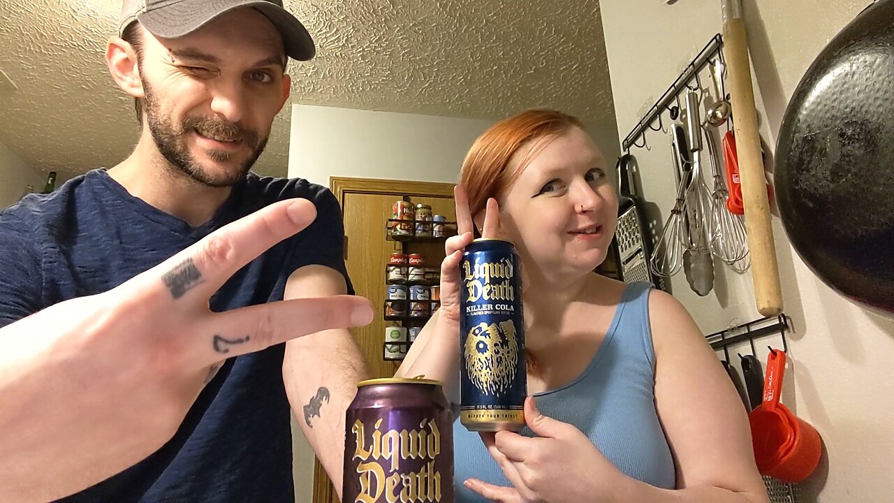 Liquid Death Killer Cola and Doctor Death Taste Test