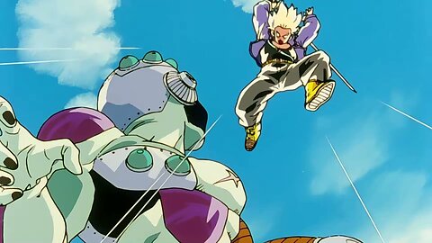 Trunks Destroys Frieza English DUB and in HD