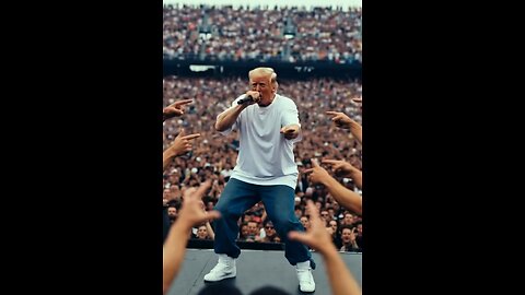 Donald Trump as Eminem.