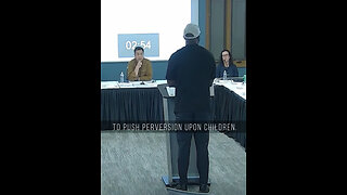 DAD Stomps📣SATAN’s Perversion on Children at School District Mtg about their Books📚Teaching GENITAL STIMULATION & other HORRORs🤯 GO DAD~Good Job💪✅