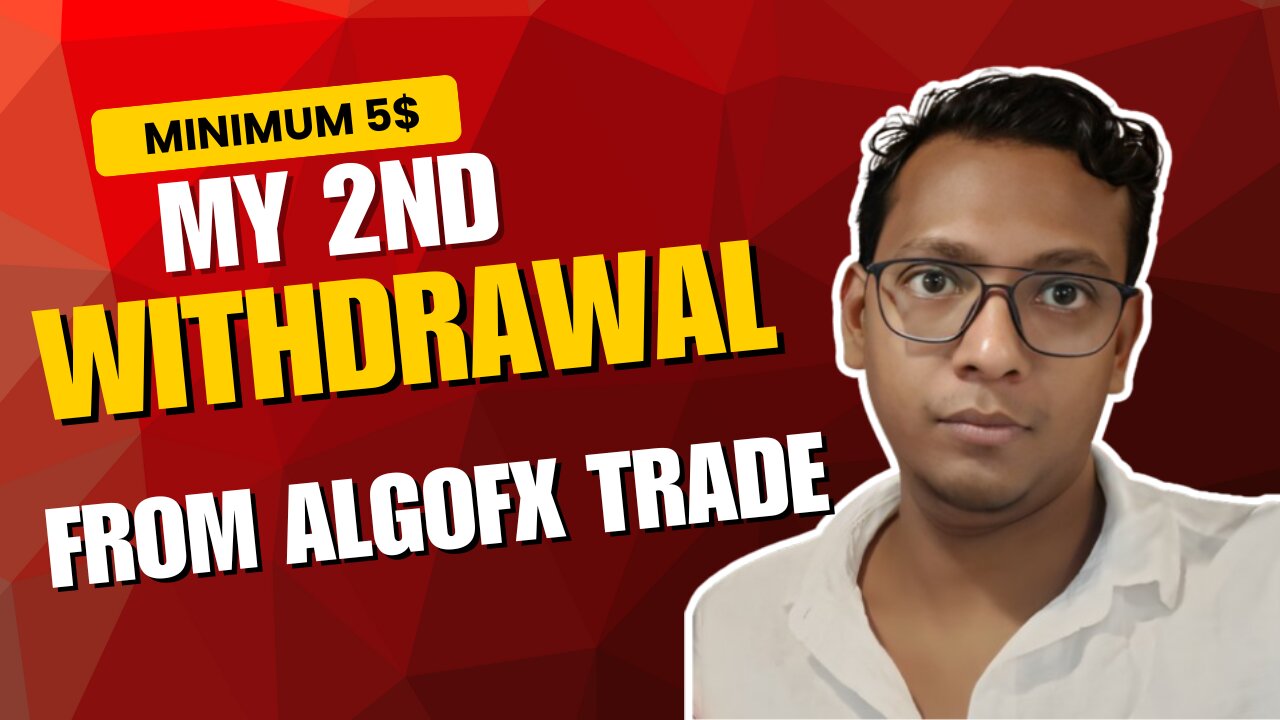My 2nd withdrawal from AlgoFX Trade