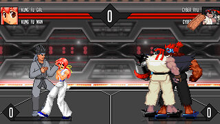 MUGEN - Kung Fu Man & Kung Fu Girl vs. Cyber Ryu & Cyber Ken - Download