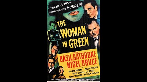 The Woman in Green Sherlock Holmes Basil Rathbone and Nigel Bruce