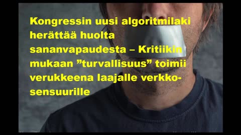 Kongressin uusi algoritmilaki herättää huolta sananvapaudesta