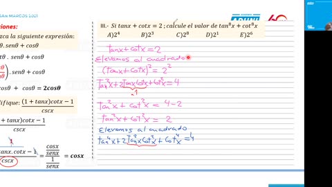 ANUAL ADUNI 2021 | Semana 16 | Trigonometría S1
