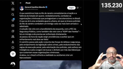 TRAIDORES: GENERAL OPORTUNISTA QUER UM LEVANTE DA NAÇÃO #brasil #brazil #riodejaneiro #forapt