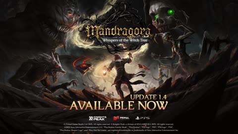 Mandragora Whispers of the Witch Tree - Update 1.4 Trailer PS5 Games