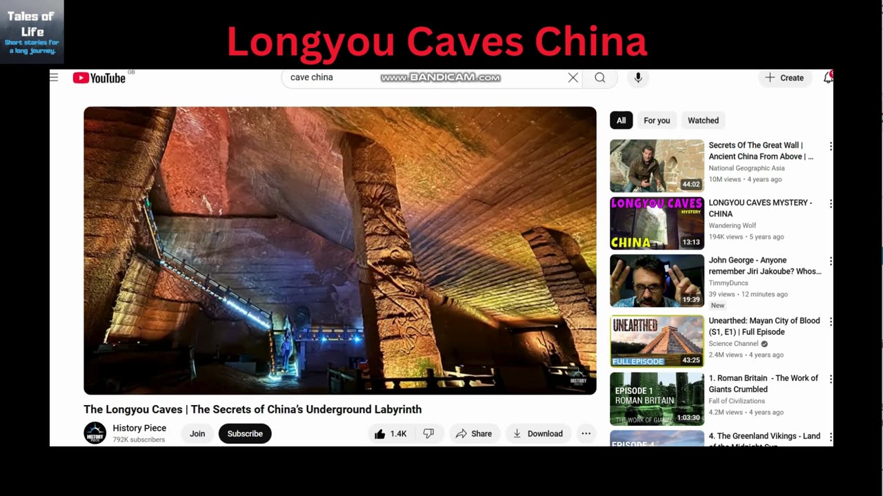 Longyou Caves China - Ancient Tech ?