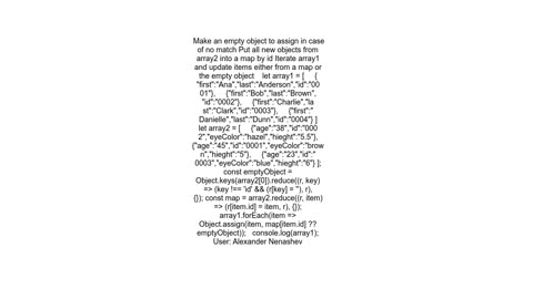 How do you append to an object array by searching a different array for a object and returning a di