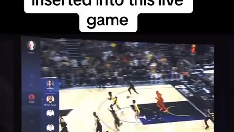 Look how they can insert people into live games