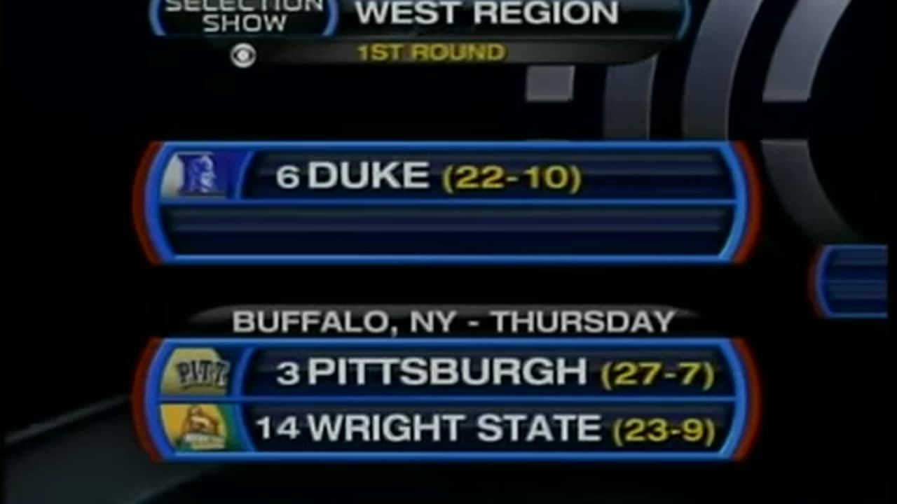 2007 NCAA Tournament March Madness Selection Sunday Show