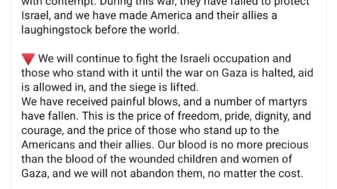 YEMEN REPLIES TO AMERICA Only 1 demand known