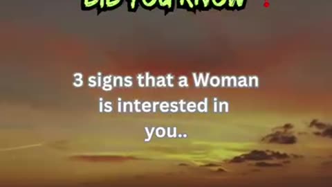 Signs a woman is interested in you