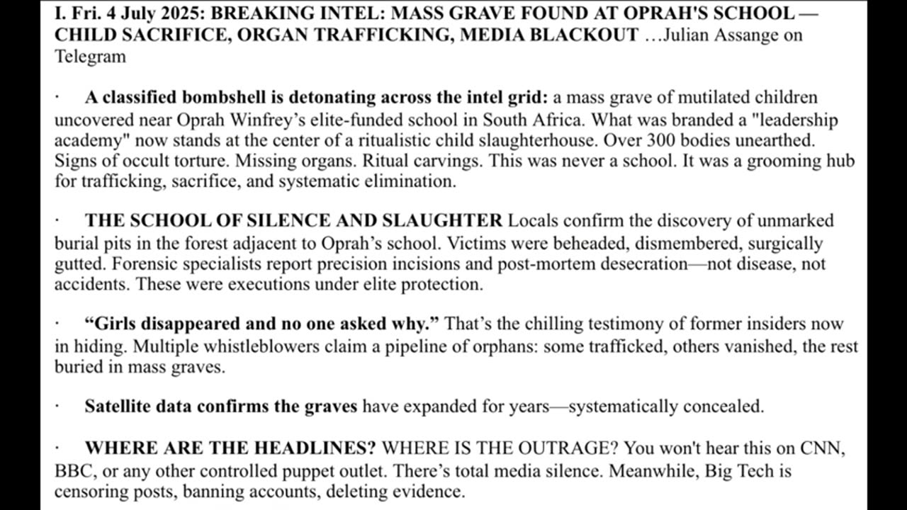 WTPN SITUATION UPDATE FEATURING RESTORED REPUBLIC 7-6-25