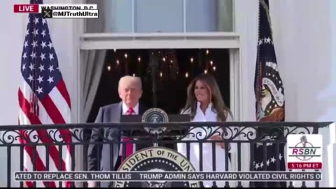 Trump and Melania make their entrance