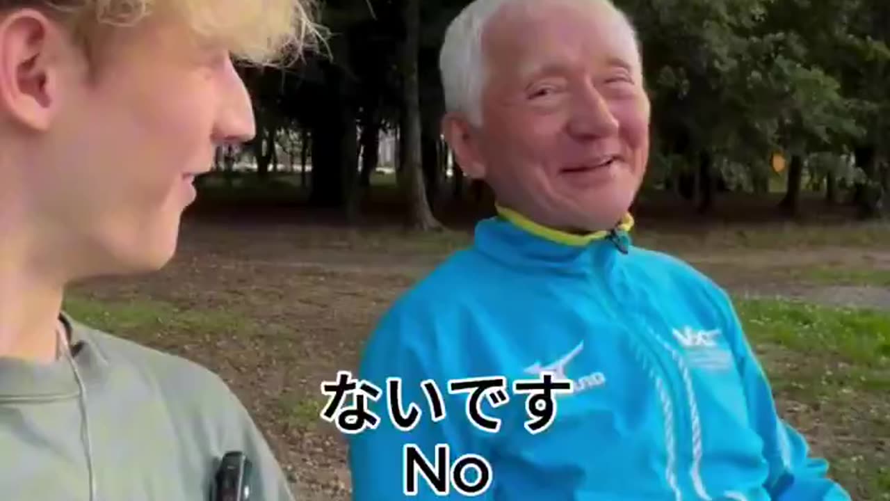 A wholesome convo with local Japanese grandpa.