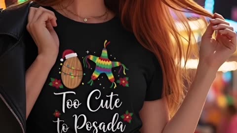 Too cute for the piñata? This Posada tee is my holiday vibe! #fiestafashion #cutefortheholidays
