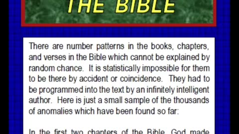 Proof the Bible is God's word