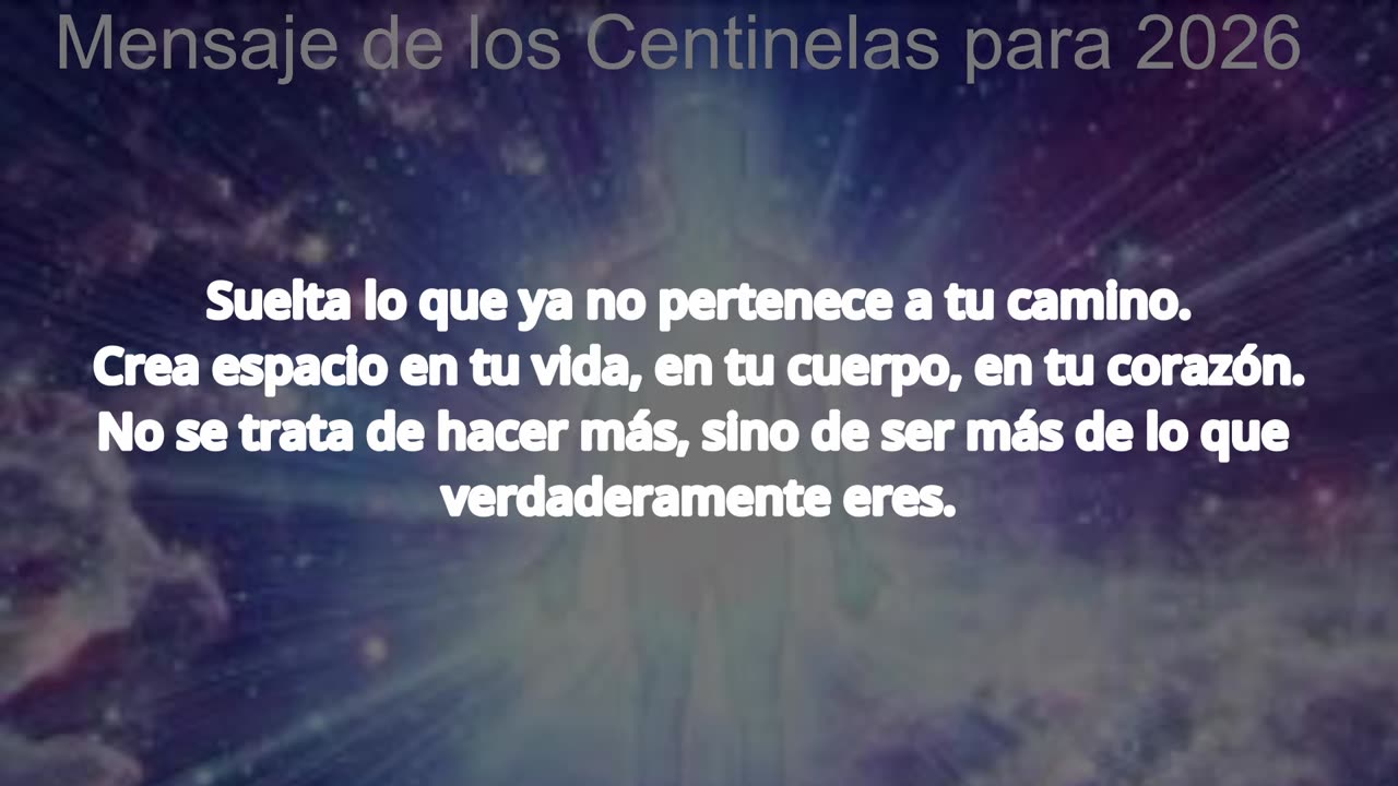 2026 Mensaje de los Centinelas