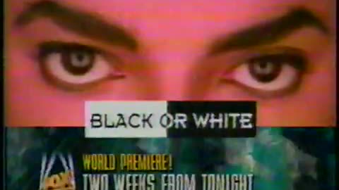 October 31, 1991 - Promo for Upcoming Debut of Michael Jackson Video