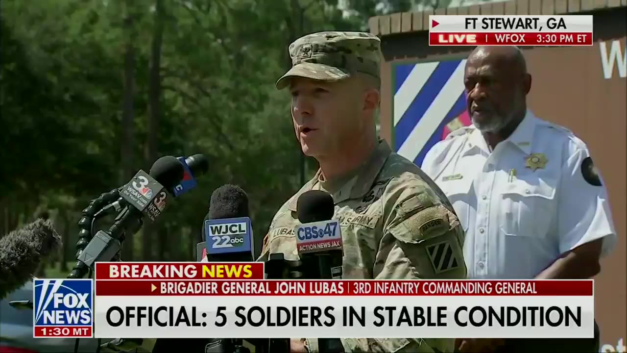 BREAKING: ALL 5 soldiers who were shot at Fort Stewart are now in STABLE CONDITION