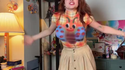 Wow she perform.