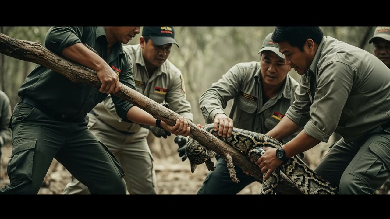 Lion Cub Rescue Rangers Save Life From Python