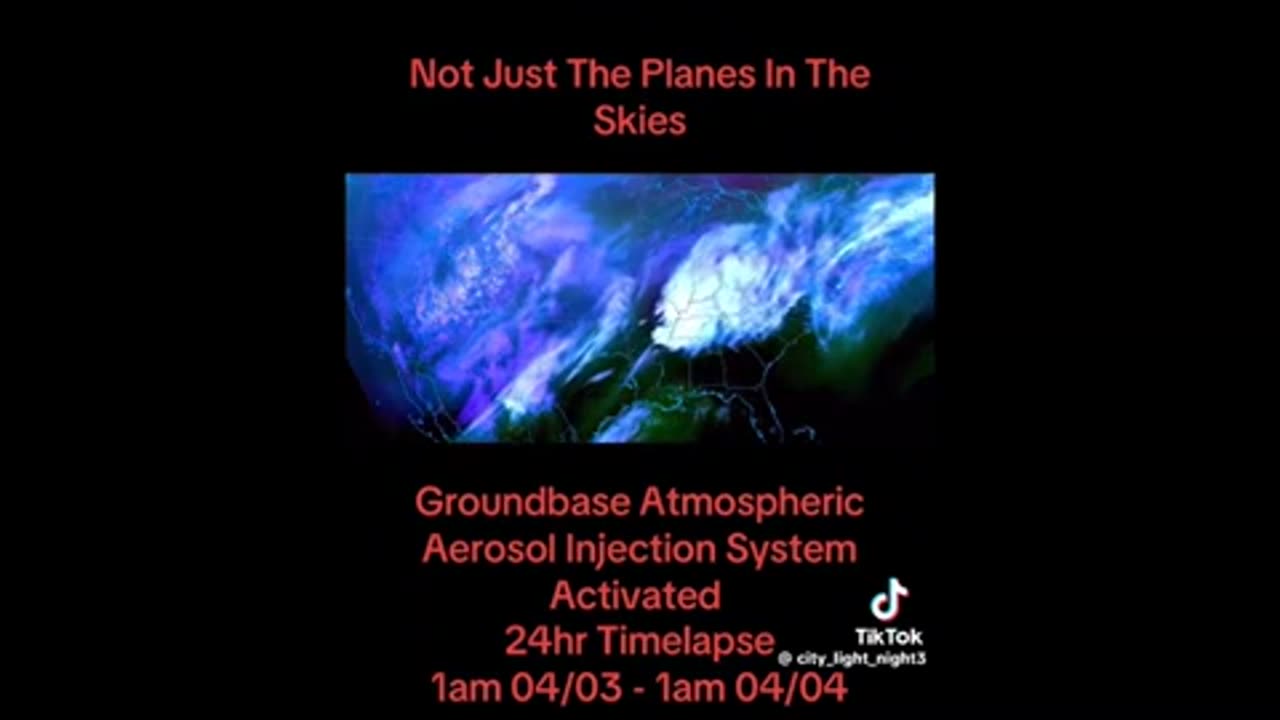 Chemtrails and Aerosol Injections ..