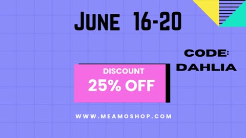 MEAMO Father's day sale 25% OFF
