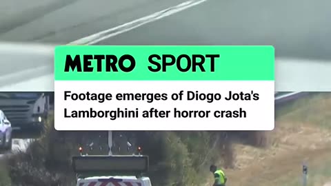 Footage Emerges Of Diogo Jota s Lamborghini After Horror Crash 💔