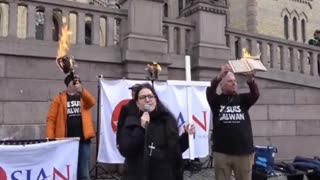 In Northern Europe, three Korans are burned.