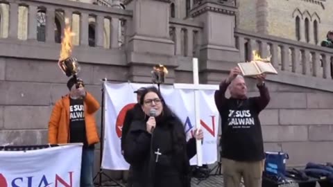 In Northern Europe, three Korans are burned.