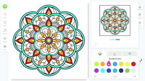 Coloring Book for adults - mandala 14