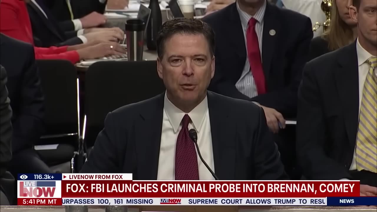 FBI launches criminal probe into James Comey, John Brennan