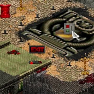 HE FELT OFF THRU THE GATE