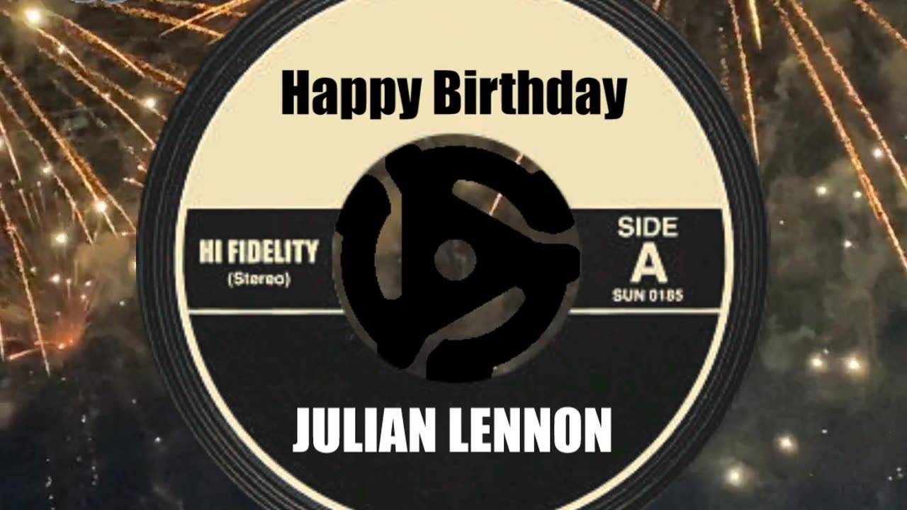 HAPPY BIRTHDAY to JULIAN LENNON!
